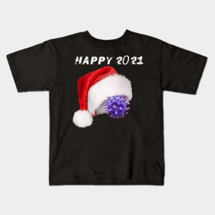 COVID SANTA Happy new Year 2021 Kids T-Shirt